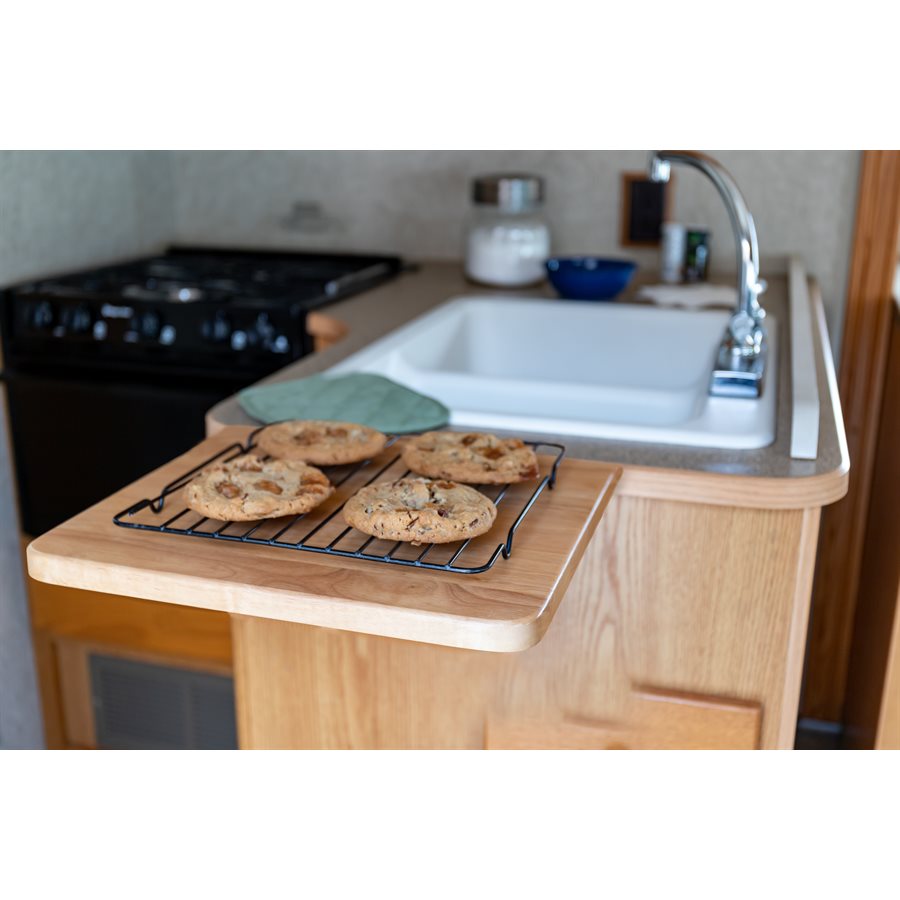 Camco Counter Top Extension, Extends Counter Top 12 in, 12 in Length x 13-1/2 in Width x 3/4 in Thick - 43421