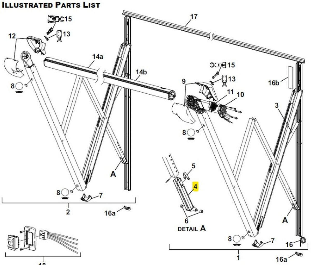Carefree RV Awning Arm - R001827