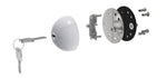 Holman Puck Lock Kit, Stainless Steel, 4 Keys, Set Of 2 - 84001