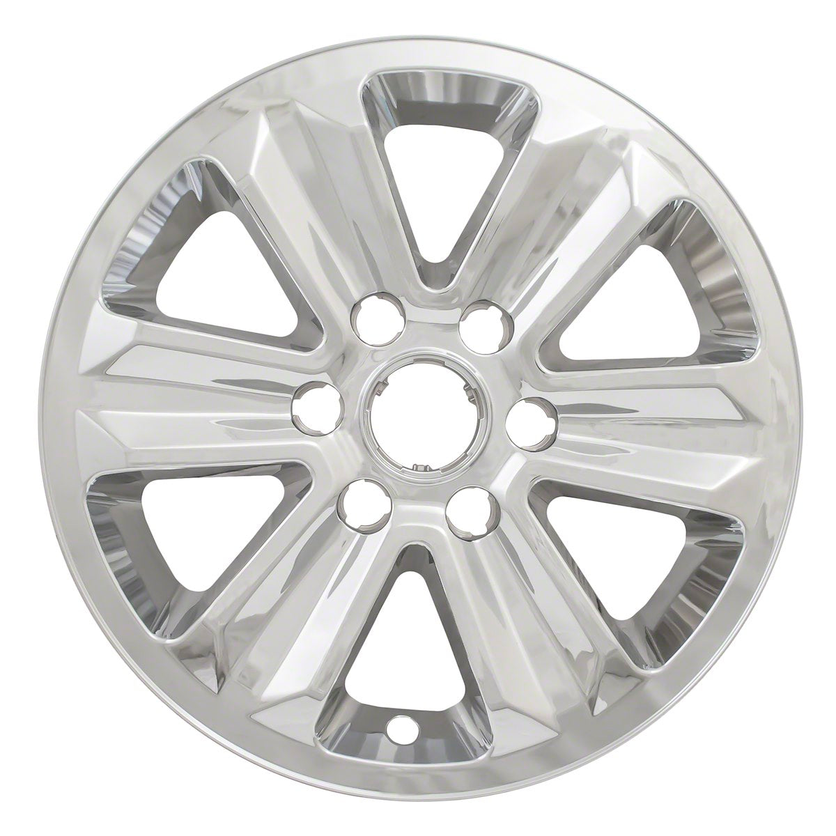 Coast2Coast Wheel Skin, 17 in, 6 Spokes, Chrome, Set Of 4 - IWCIMP387X