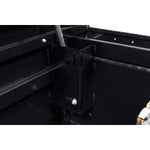 Weather Guard Tool Box, Gloss Black, Aluminum, 20 in Length x 72 in Width x 18 in Height - 121-5-04