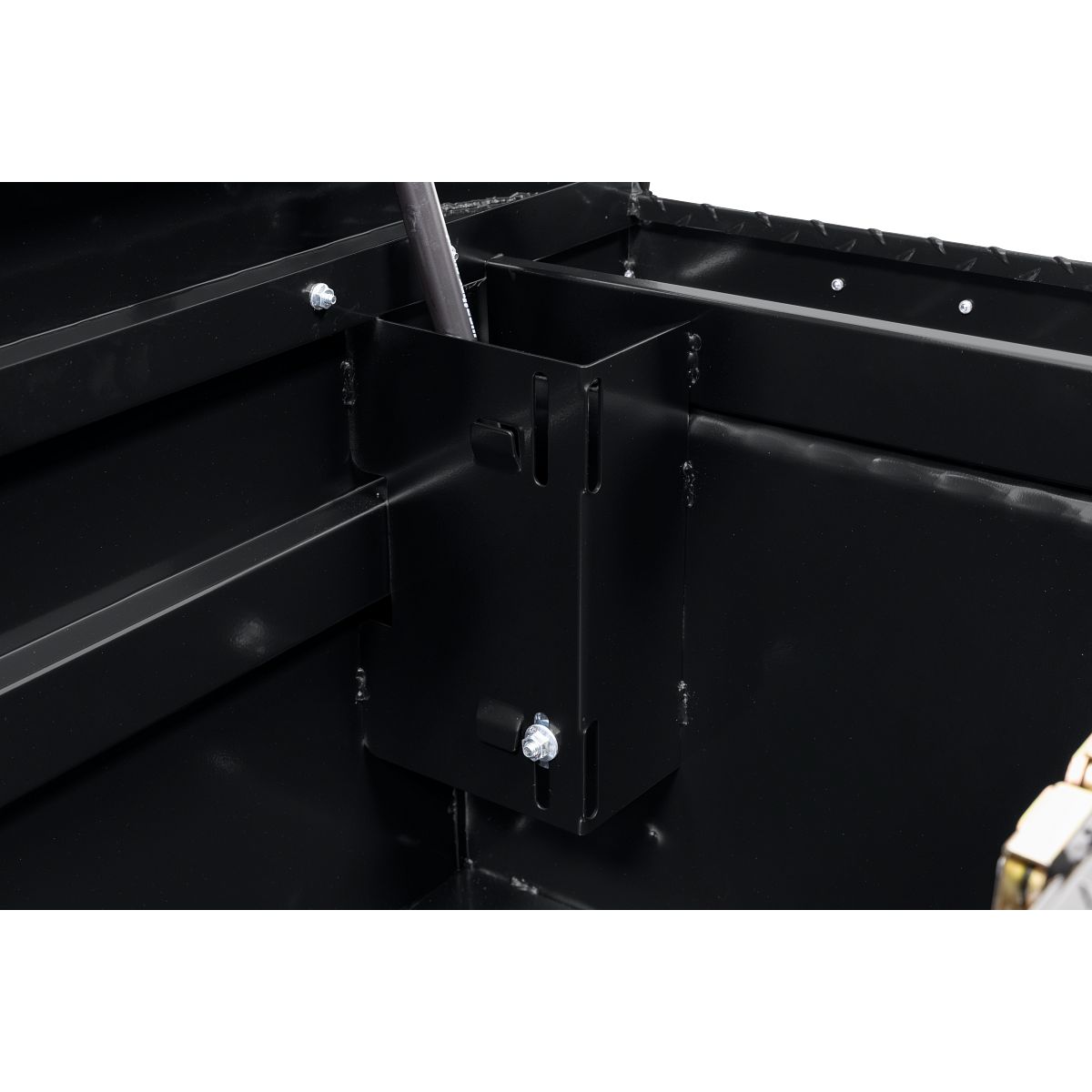 Weather Guard Tool Box, Gloss Black, Aluminum, 20 in Length x 72 in Width x 18 in Height - 121-5-04
