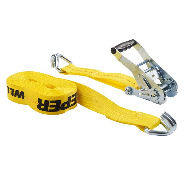 Keeper Corporation Tie Down Strap, 27 ft Length x 2 in Width, 3333 lb Load Capacity, 10000 lb Break Strength - 04622