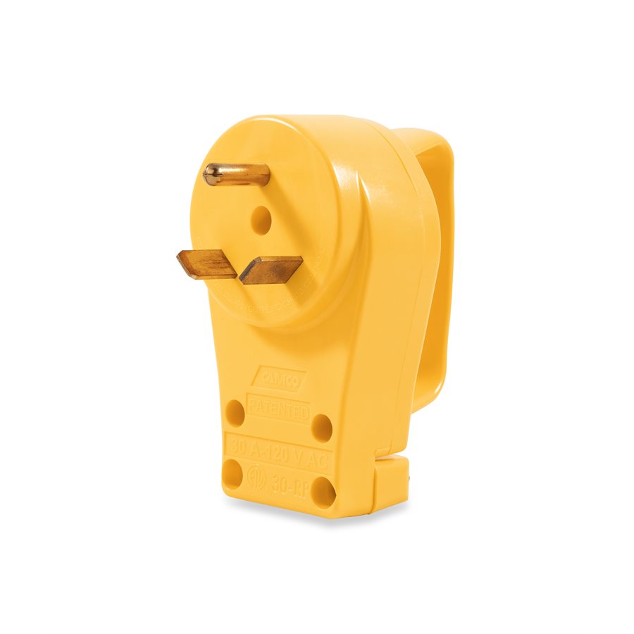 Camco Power Cord Plug End, 30 amp, TT-30P - 55245
