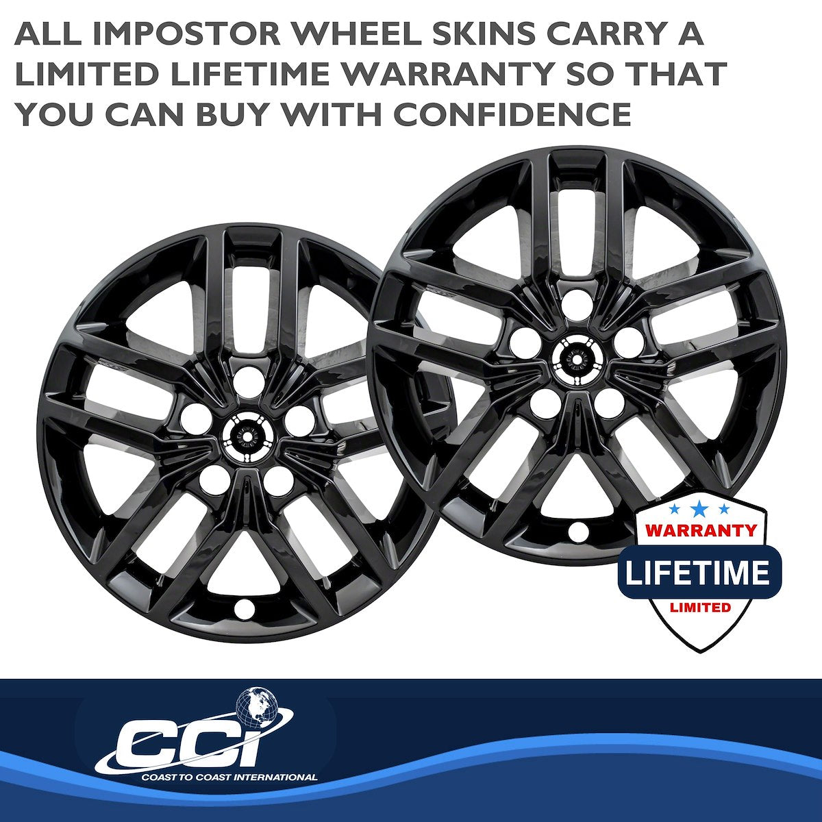 Coast2Coast Wheel Skins & Styled Wheel Covers IMP425BLK product image 4