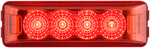 Optronics Clearance Light, MCL63 Series, LED, 3-7/8 in Width x 1-1/4 in Height x 1-1/8 in Depth - MCL63RBP