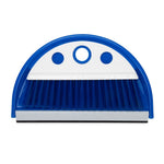 Camco Broom, Blue Bristles/Dustpan - 43945