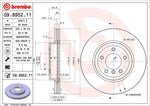Brembo Brake Rotors 09895211C02 product image 2
