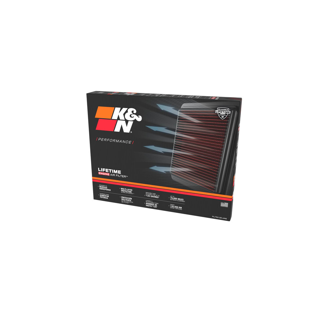 K&N Air Filter, Red - 33-5123