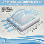 Ventmate Roof Vent Lid, For 14 in x 14 in Vents, White - 69177