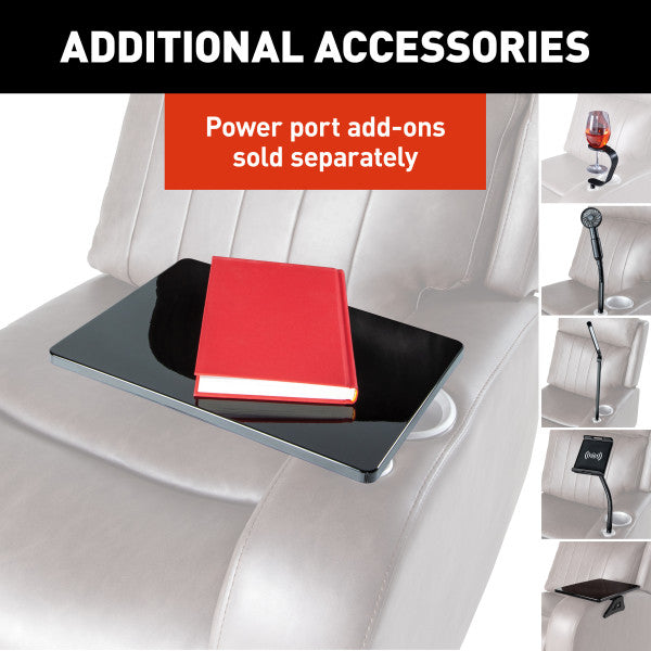 Lippert Chair, Seismic Theater Series, 27-1/2 in Width x 38 in Depth x 42 in Height Overall, 64 in Reclining Depth - 2024044193
