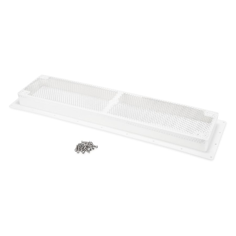 Camco Refrigerator Vent Base, Polar White - 42161