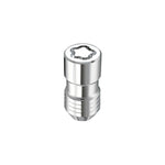 McGard Wheel Access Wheel Lock, 14 Millimeter X 2.0 Thread Size, Acorn Lug Use With Steel/Aluminum Wheels, 2-1/4 in Overall Length, Pack of 4 - 24205