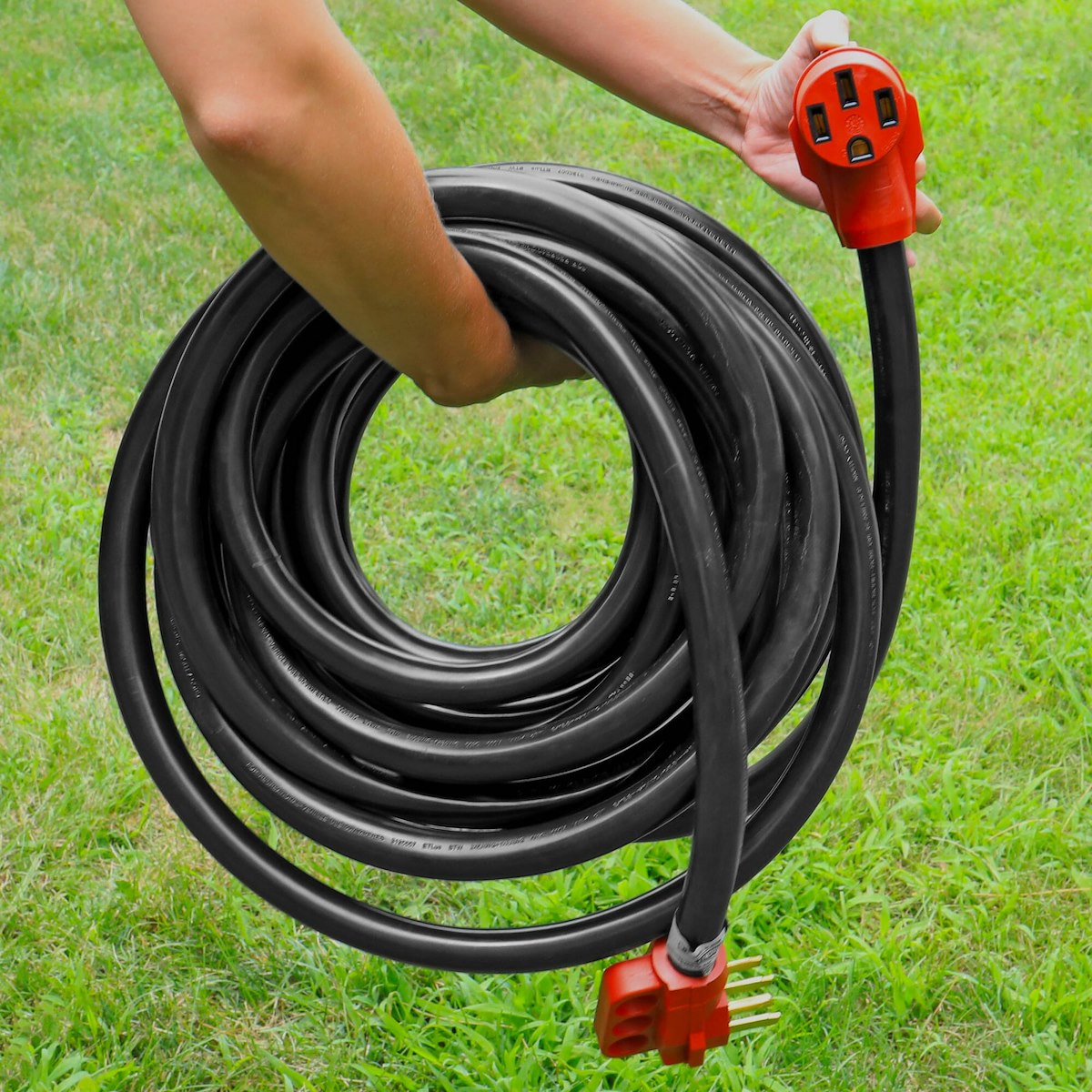 Valterra Power Cord, 50 amp, 50 ft Length, Male 4-Prong Plug And Female 4-Prong Plug - A10-5050EH