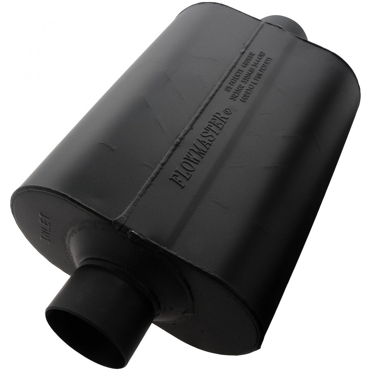 Flowmaster Exhaust Muffler, Super 40 Delta Flow, 13-1/2 in Body/19-1/2 in Overall Length - 953045