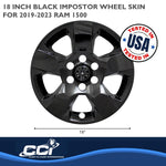 Coast2Coast Wheel Skins & Styled Wheel Covers IWCIMP435BLK product image 3