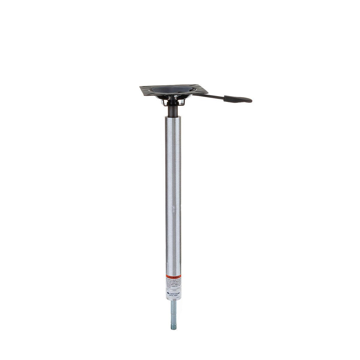 Attwood Marine Boat Seat Pedestal, 24 in To 30 in Adjustable Height, 1.77 in Diameter Post, Aluminum - 3204-T