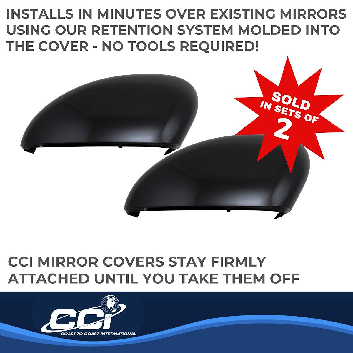 Coast2Coast Mirror Covers CCIMC67547RBK product image 3