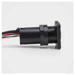 Lenco Boat Trim Tab Control, Low Profile LED Indicator Integrated Tactile Key Pad Switch, 2-3/4 in Width x 2-3/4 in Height - 15170-001