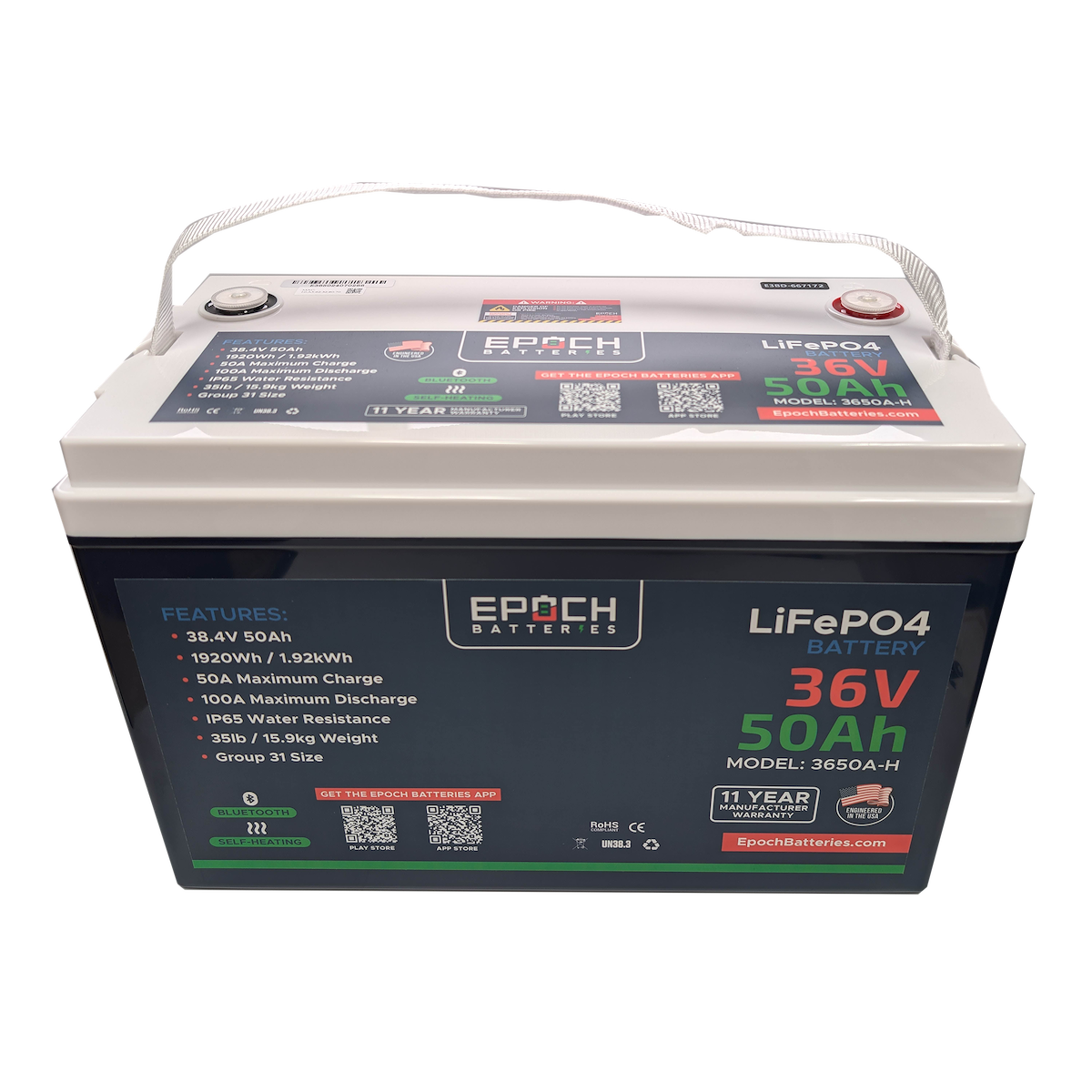 Epoch Battery, Essential Series, Group 31, 36 V - 3650A-H