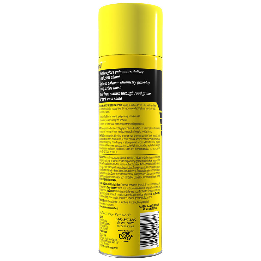 Meguiars Tire Dressing, 19 oz Aerosol Can - G210419