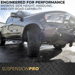 Suspension Pro Lift Kit Suspension, 3 in Front Lift, 1-1/2 in Rear Lift, Black Components - G30SL1