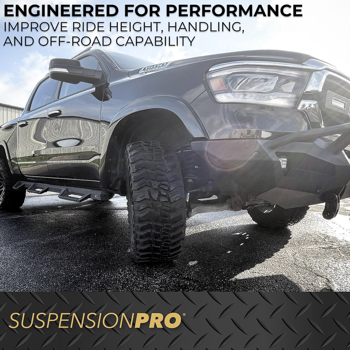 Suspension Pro Lift Kit Suspension, 3 in Front Lift, 1-1/2 in Rear Lift, Black Components - G30SL1