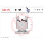 Brembo Brake Pads P06087 product image 4