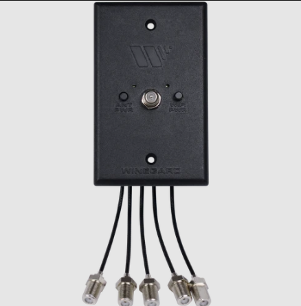 Winegard Wall Plate Power Supply, 12 V, Black - WP2-100