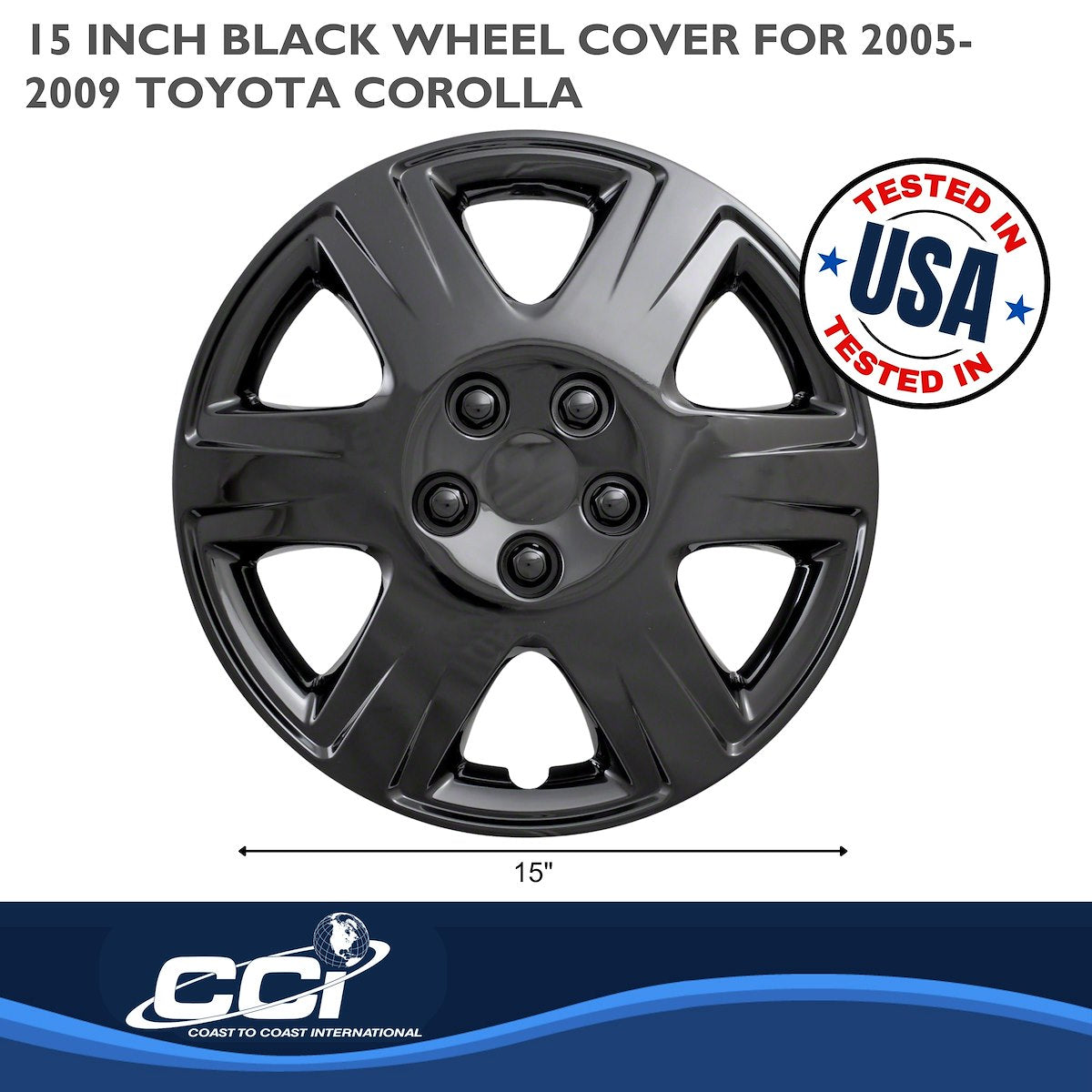 Coast2Coast Universal Wheel Covers IWC42215BLK product image 2