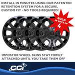 Coast2Coast Wheel Skins & Styled Wheel Covers IWCIMP404BLK product image 4