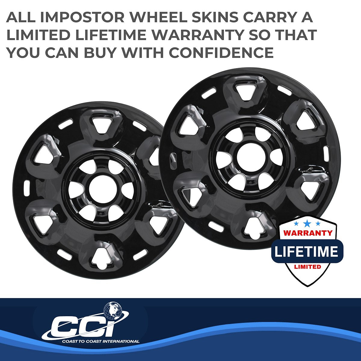 Coast2Coast Wheel Skins & Styled Wheel Covers IWCIMP101BLK product image 3