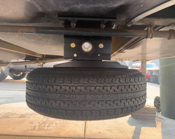 BAL RV Spare Tire Carrier, 52 To 72 in Frame Width, Black - 28240