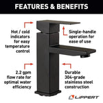 Lippert Faucet, Black Matte - 2024025313
