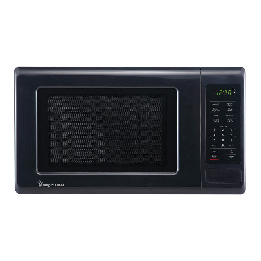 Magic Chef Microwave Oven, 0.9 Cubic ft Capacity, 900 Watt, Black - MC99MB