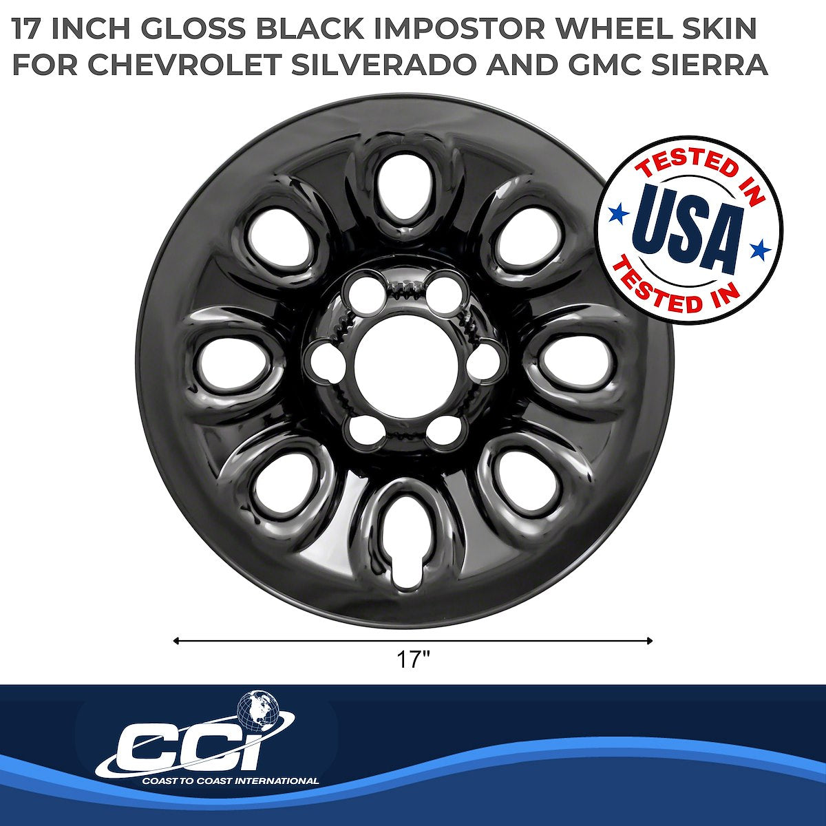 Coast2Coast Wheel Skins & Styled Wheel Covers IWCIMP64GBLK product image 2