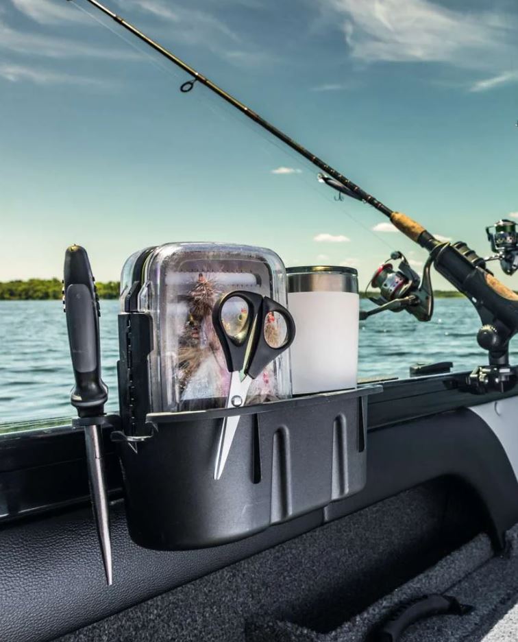 Railblaza Fishing Tackle Caddy, Black, 10 in Width x 5.36 in Depth x 4.56 in Height - 02-4040-11
