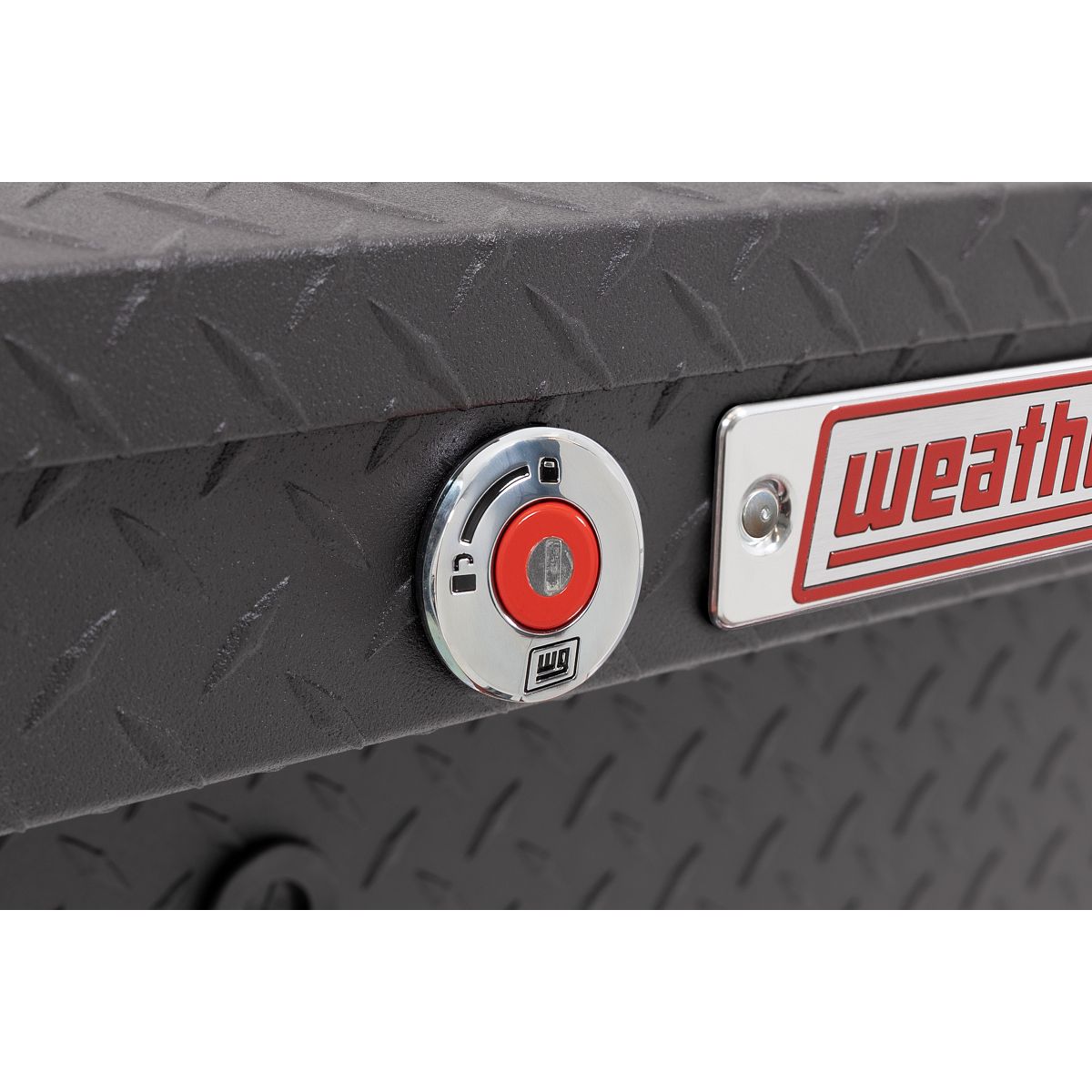 Weather Guard Tool Box, Textured Matte Black, Aluminum, 41 in Length x 17 in Width x 13 in Height - 180-52-04