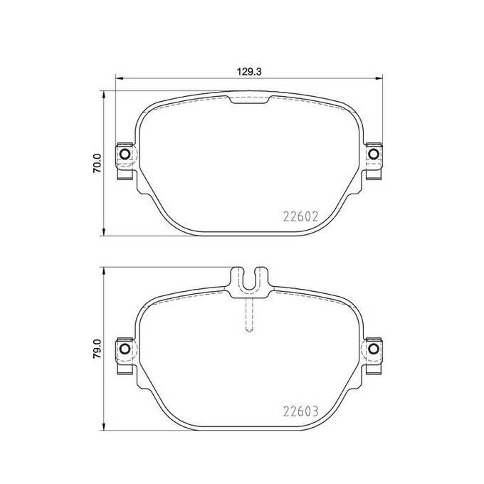 Brembo Brake Pads P50138 product image 4