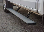 AMP Research Running Board, Textured Powder Coated, Black, Die Cast Aluminum - 76153-01A