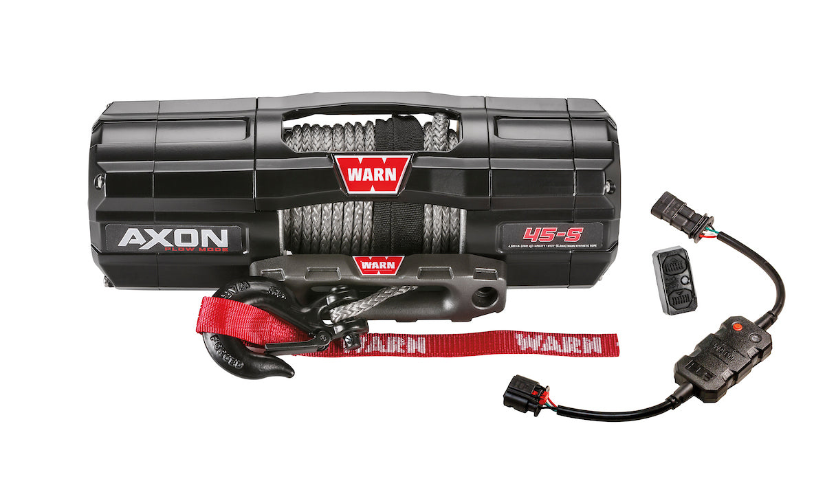Warn Winch, AXON 45-S Series, 12 V Electric, 4500 lb Line Capacity - 110240