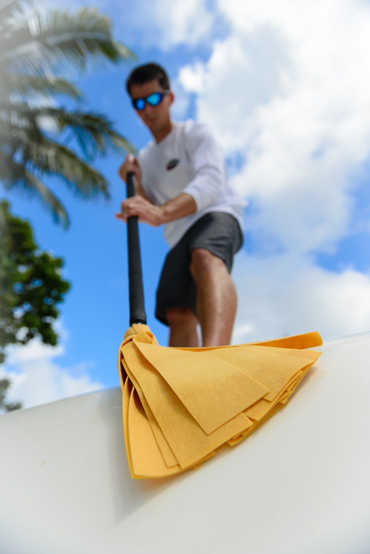 Shurhold Boat Mop Head, Tough Synthetic 5/8 in Strips - 113