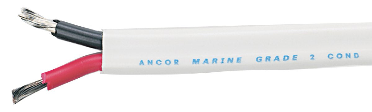 Ancor Duplex Wire, 16/2 AWG, Red/Black, 100 ft Length - 121710