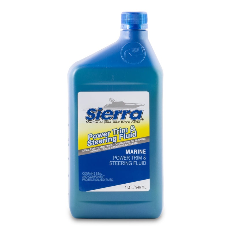 Sierra Marine Power Steering Fluid, Marine Series, 1 qt Bottle - 18-9751-2