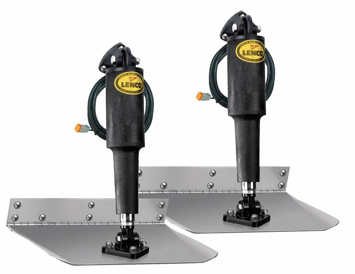 Lenco Boat Trim Tab, 100 Series, For 16 To 25 ft Length Boat, 14 in Transom Height - 15001-101