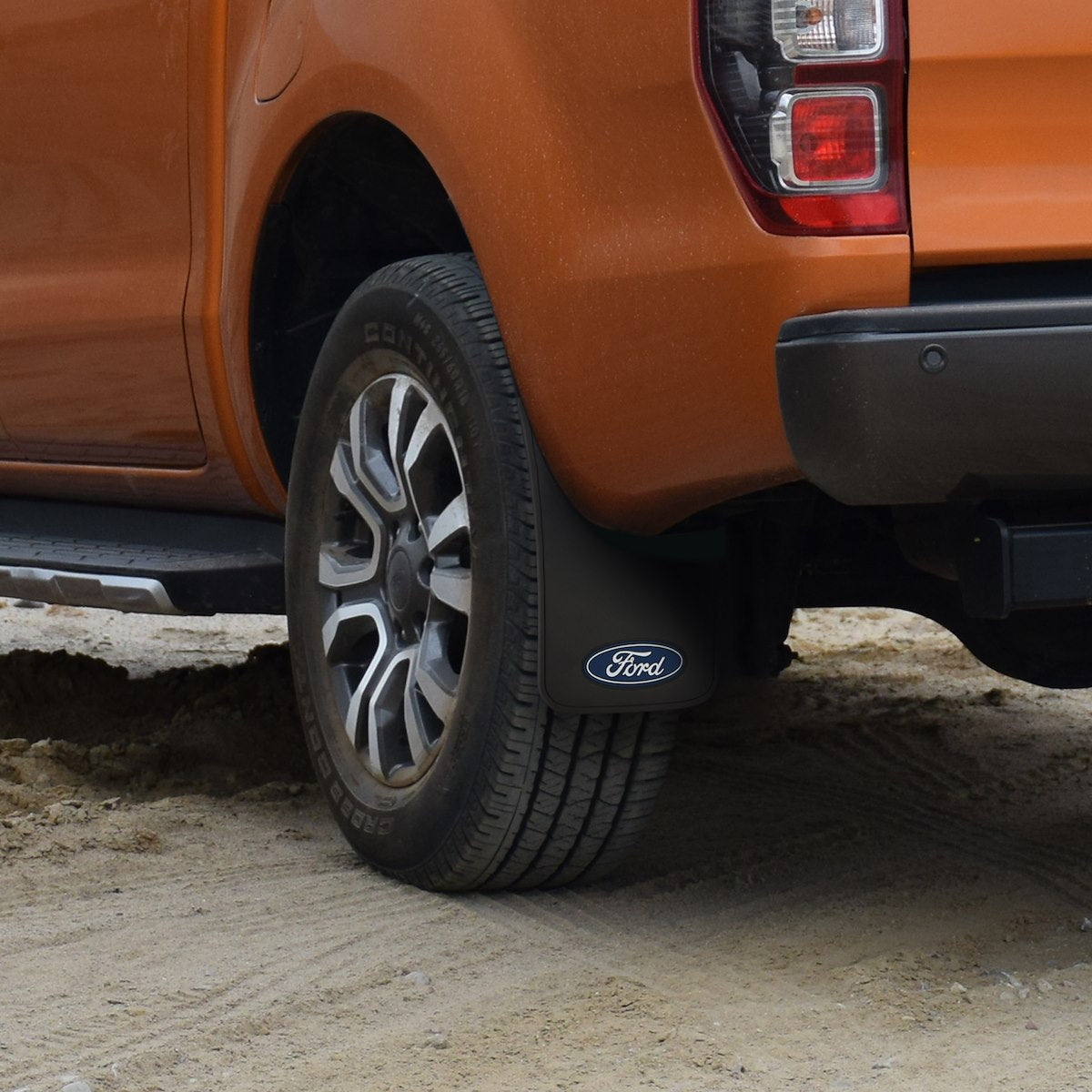 Plasticolor Mud Flap, Easy-Fit Series, Black, Set Of 2 - 000488R01