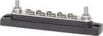Blue Sea Busbar, 10 Stud Terminal/2 Screw Terminal, 300 V AC/48 V DC, 130 amp AC/150 amp DC - 2301-BSS