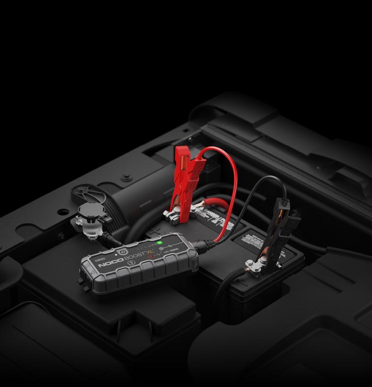 NOCO Battery Jump Starter, 35 Watt Hours Capacity Lithium-Ion Battery, 1500 Peak amp, Up To 30 Jump Starts Per Charge - GB50
