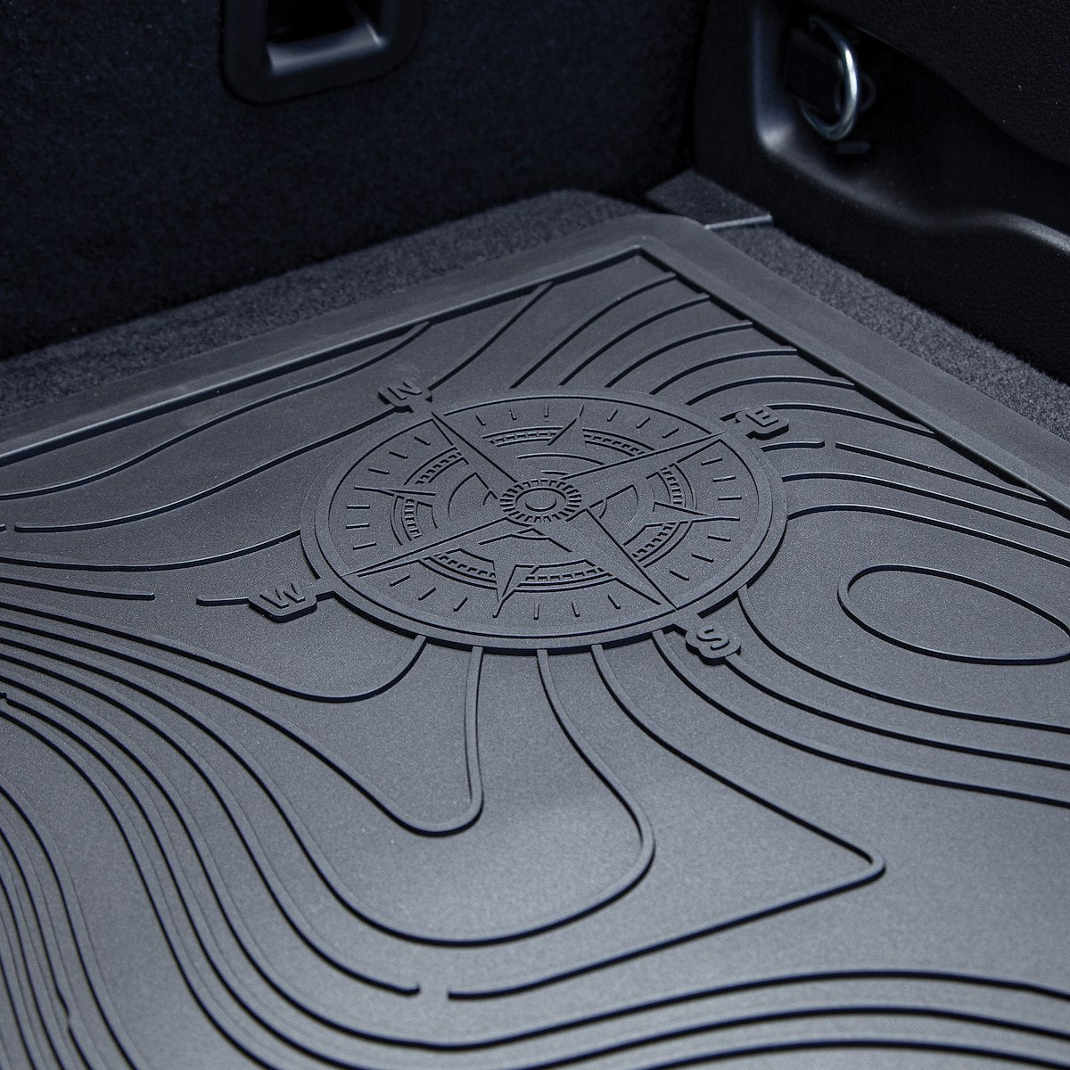 Plasticolor Cargo Area Liner, Black With White Jeep Logo, 35 in Length x 25 in Width, 1 Piece - 001806R01