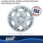 Coast2Coast Wheel Cover, 16 in, 6 Spoke, Set Of 4 - IWCB887216S